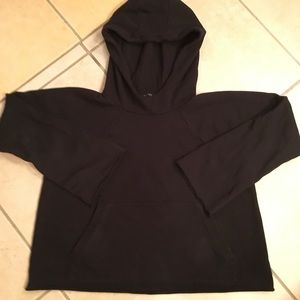 Athleta black hooded sweatshirt